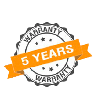 5 year warranty